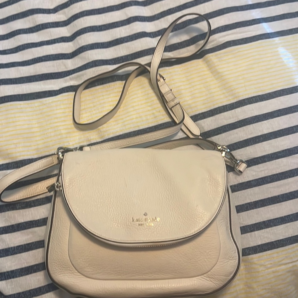Kate spade white crossbody